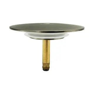 Waterval Rvs Badkuip Afvoerplug Badkamer - Badkuipstop Met Dubbele Afdichting – Verstelbare Badplug Universele Afvoerplug Voor Uw Badkuip - 72 Mm