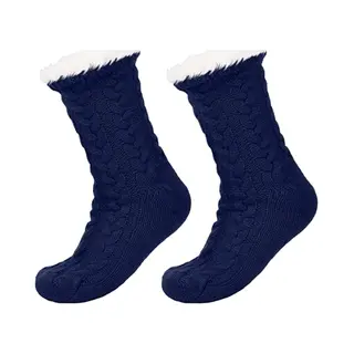 Jaxy Huissokken - Huissokken Dames En Heren - Verwarmde Sokken - Anti Slip Sokken - Fleece Sokken - Dikke Sokken - Fluffy Sokken - Slofsokken - Warme