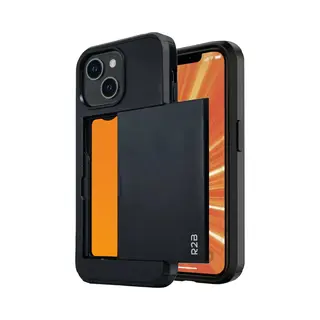 R2B Hoesje Geschikt Voor IPhone 13 Met Pasjeshouder - 3 Pasjes - Screenprotector - Telefoonhoesjes - Gsm Hoesje - Phone Case - Model Utrecht