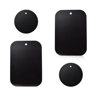 saaf Metalen Platen - Voor Auto Magneet - Mobiele Telefoons - Auto Telefoonhouder - Zelfklevend - Sticker - Set Van 4