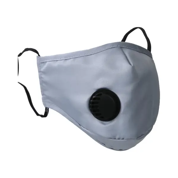 Gsmscherm Kapot © Perfect Fit Mondmasker / Mondkapje Herbruikbaar - Grijs - Met Ademventiel thumbnail