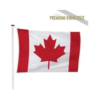 Vlaggen Unie Canadese Vlag Canada 40x60cm - Kwaliteitsvlag - Geschikt Voor Buiten