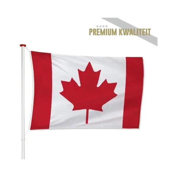 Vlaggen Unie Canadese Vlag Canada 40x60cm - Kwaliteitsvlag - Geschikt Voor Buiten thumbnail