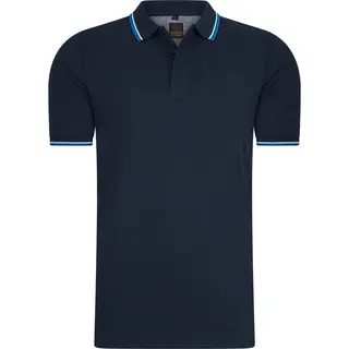 Mario Russo Polo Shirt Edward - Polo Shirt Heren - Poloshirts Heren - Katoen - Navy