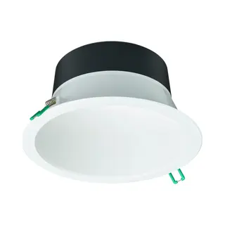 Philips Led Downlight Coreline DN142B Aluminium Wit 19.2W 2300lm 60D - 840 Koel Wit | Zaagmaat 200mm - IP20 - Wit Reflector.