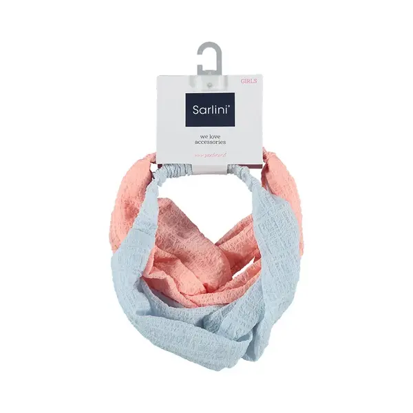 Sarlini - Haarband - Girls - 2-pack - Roze - Blauw - One - Size thumbnail