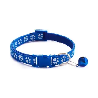 Verstelbare Dieren Halsbandje | Voor Hond & Kat | Katten Halsbandje | Honden Halsbandje | Met Belletje | Blauw