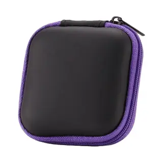 Oortjes Opberg Hoesje | Case | Etui | Organizer | Voor Het Opbergen Van Oordopjes En Laadkabels | Opbergen Van Sleutels | Usb | Paars