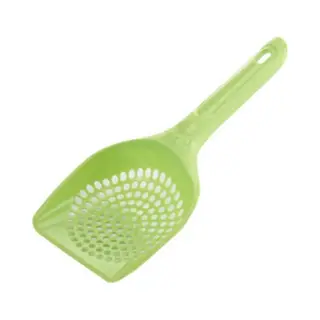 Kattenbak Schepje | Poep Schep | 25 Cm | Kleine Gaten | Groen