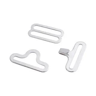Vlinderstrik Haken | Sluiting Set Van 3 | Vlinderdas Sluiting | Grijs