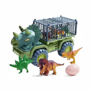 Kiddel Xl Dinosaurus Auto Speelgoed – Vrachtwagen Met Dino’s – Dinosaurus Speelgoed Voor Jongens En Meisjes – 3, 4 En 5 Jaar