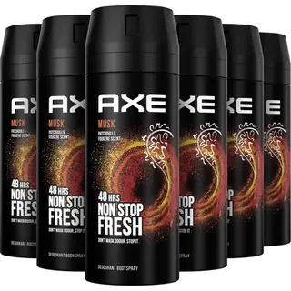 6x Axe Deospray - Musk 150 Ml