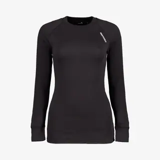 Mountain Peak Dames Thermoshirt Met Lange Mouwen - Zwart - Maat M