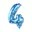 blauw