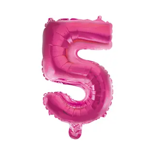 New Age Devi - Folieballon 5-jaar-roze 41cm