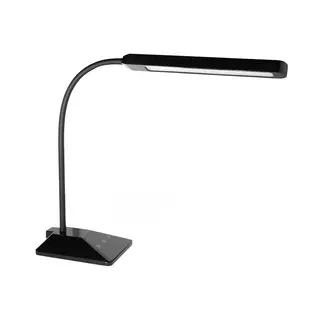 Auronic Bureaulamp - Verstelbaar - Led - Dimbare Klemlamp - Usb Oplader - Wit En Warm Licht - Zwart