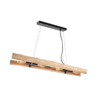 LABEL51 Woody Hanglamp - Naturel - Hout - 4-Lichts