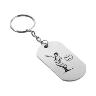 Akyol - Honkbal Sleutelhanger - Honkbal - Honkballer - Leuke Kado Voor Iemand Die Van Honkballen Houd - 2, 5 X 2, 5 Cm