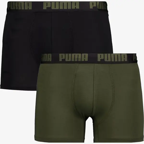 Puma Lange Short - 2 Pack Zwart-Kaki - 521015001-051 - L - Mannen thumbnail