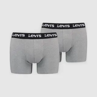 Levi's Basic Boxer Brief 2 Pack - Men's - M - Grey