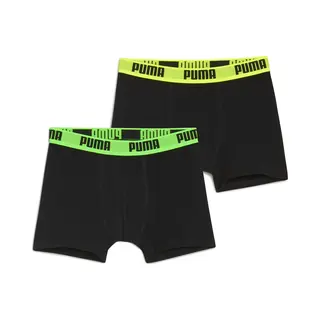 Puma Everyday Basic Boxershorts Teenager (2er-Pack), Kleidung, Schwarz, 12