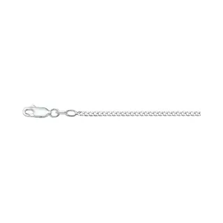 Yo&No - Ketting - Zilver - Gourmet - 2.0mm - 50cm - Sieraden Vrouw - Heren - Gerhodineerd - Zilver 925