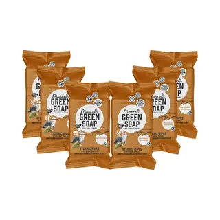 Marcel's Green Soap Schoonmaakdoekjes - Sandelhout & Kardemom - 6 X 60 Stuks