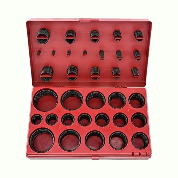 O Ringen Rubber 419 Delig - O Ring Assortiment Van 419 Stukken - Dichtingsringen Assortiment - Geleverd In Een Kunststof Koffer thumbnail