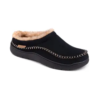 Pantoffels Heren - Sloffen - Mocassins - Zwart - Anti-slip - Maat 46/47 - Comfeet