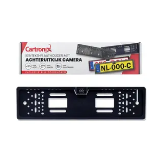 Cartronix Rv-410 Kentekenplaathouder Met Camera | 8 Led Nachtzicht