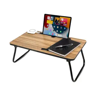 Mdo - Bedtafel - Laptoptafel - Bank Tafeltje - Ontbijttafeltje - Bamboe Look