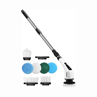 Spalax Elektrische Schoonmaakborstel - Schrobborstel - Poetsmachine - Schrobmachine - Schrobber Met Steel