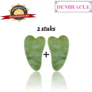 Demiracle Gua Sha Schraper – 2 Stuks – Gezichtsmassage – Massagetools – Massage - Ontspanning – Kwaliteit