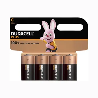 Duracell C Plus Batterij 1.5 V - Alkaline - 4 Stuks