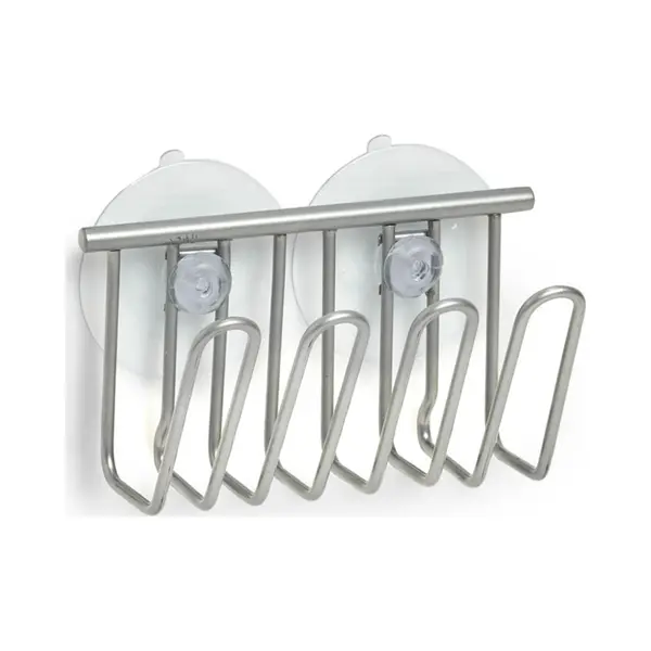 Dweiltjes Houder Metaal Met Zuignappen 11, 5 X 6 Cm - Zeller - Huishouding/huishouden - Keukenbenodigdheden - Badkameraccessoires - Dweiltjes Houders thumbnail