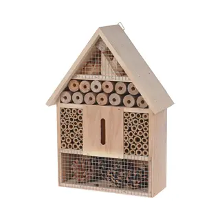 Lifetime Garden Vlinderhuis/bijenhuis/wespenhotel Voor Insecten 30 Cm - Tuindecoratie - Diervriendelijk - Hotel/huisje