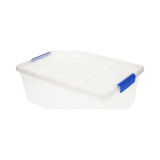Plasticforte Opbergbox Met Deksel - 9 Liter - Transparant - Kunststof - Opbergkist