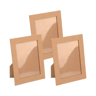 Kartonnen Fotolijstjes - Diy Knutselmateriaal Om Zelf Te Maken - 17 X 22 Cm