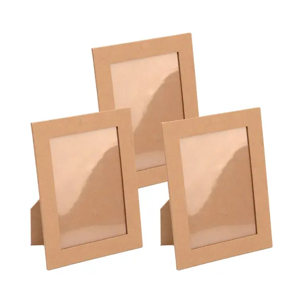 Kartonnen Fotolijstjes - Diy Knutselmateriaal Om Zelf Te Maken - 17 X 22 Cm thumbnail