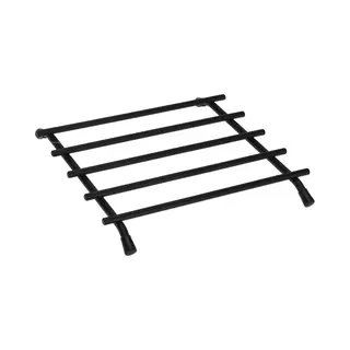 Excellent Houseware Pannenonderzetters - Zwart - Vierkant - Metaal - 20cm - Onderzetters Voor Pannen