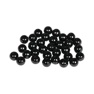 Rayher hobby materialen Zwarte Hobby Kralen Van Hout 6mm - 230x Stuks - Diy Sieraden Maken - Kralen Rijgen Hobby Materiaal