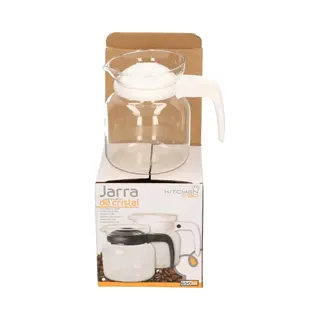 Gerimport Theepot/koffiepot - Deksel/handvat Wit - 0, 65 L - Vaatwasserbestendig