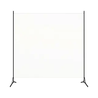 Raumteiler Weiß 175x180 Cm Stoff Vidaxl