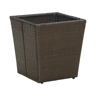 VidaXL 310558 Gartentisch Braun, Transparent
