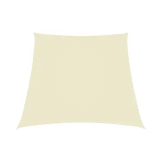 VidaXL - Zonnezeil - Trapezium - 2/4x3 - M - Oxford - Stof - Crèmekleurig