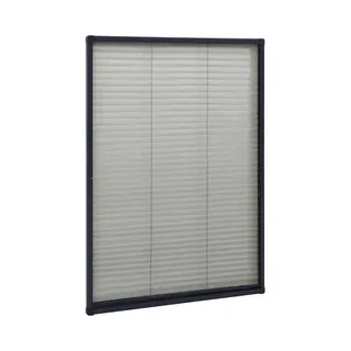 VidaXL Raamhor Plissé 80x120 Cm Aluminium Antracietkleurig
