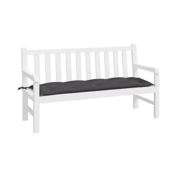 Gartenbank-auflage Anthrazit 150x50x7 Cm Oxford-gewebe Vidaxl thumbnail