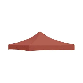 Party Tent Roof 3x3 M Terracotta 270 G/m² Vidaxl