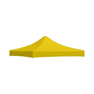 Party Tent Roof 3x3 M Yellow 270 G/m² Vidaxl
