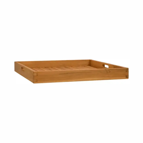 VidaXL - Dienblad - 60x60 - Cm - Massief - Teakhout thumbnail